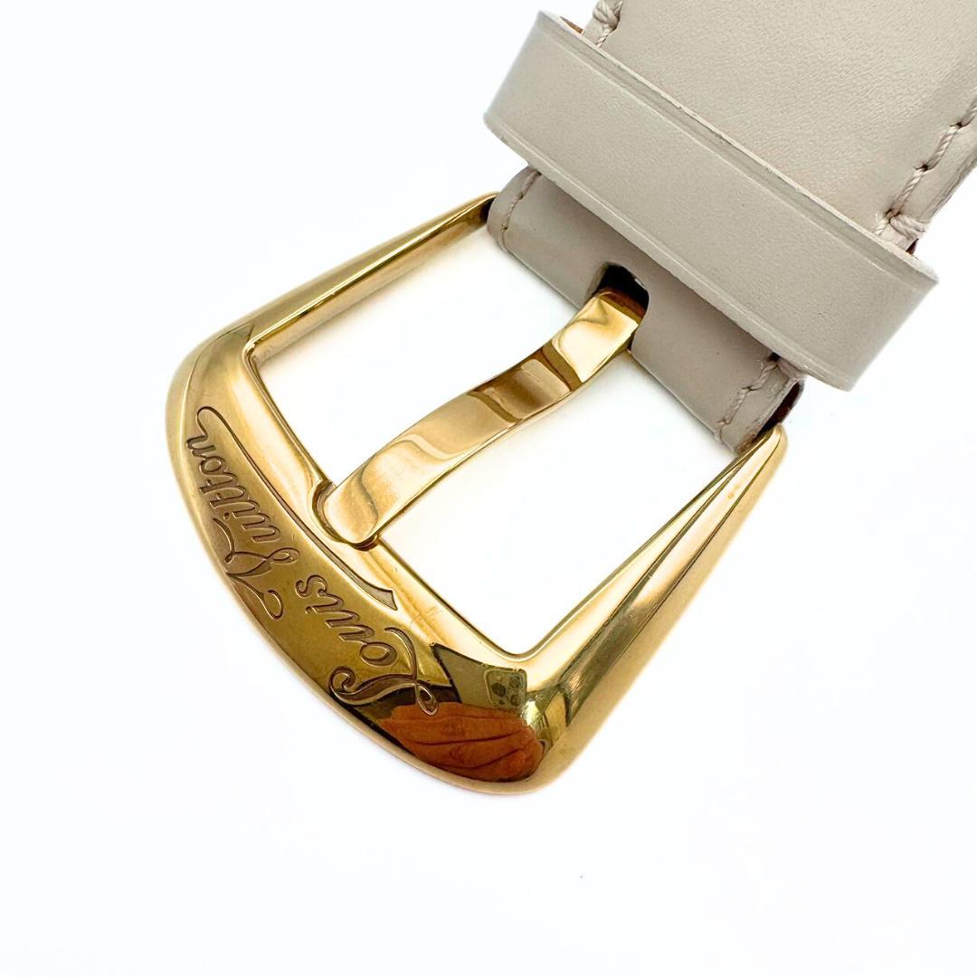 ぬ ルイヴィトン サンチュール フェニックス ベルト パンチング85/34