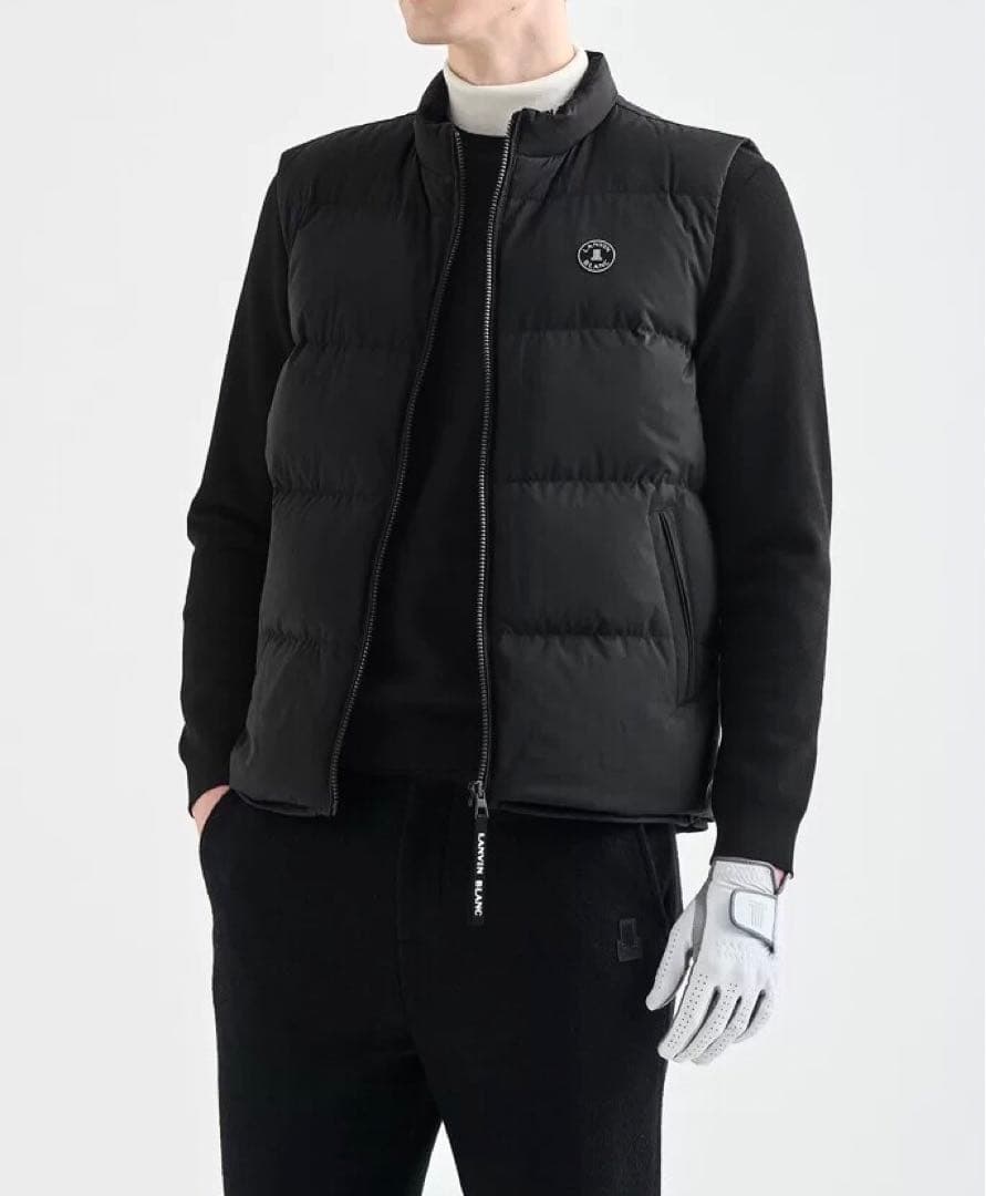 新品未使用 ゴルフ LANVIN BLANC ランバン ダウン ベスト アウター
