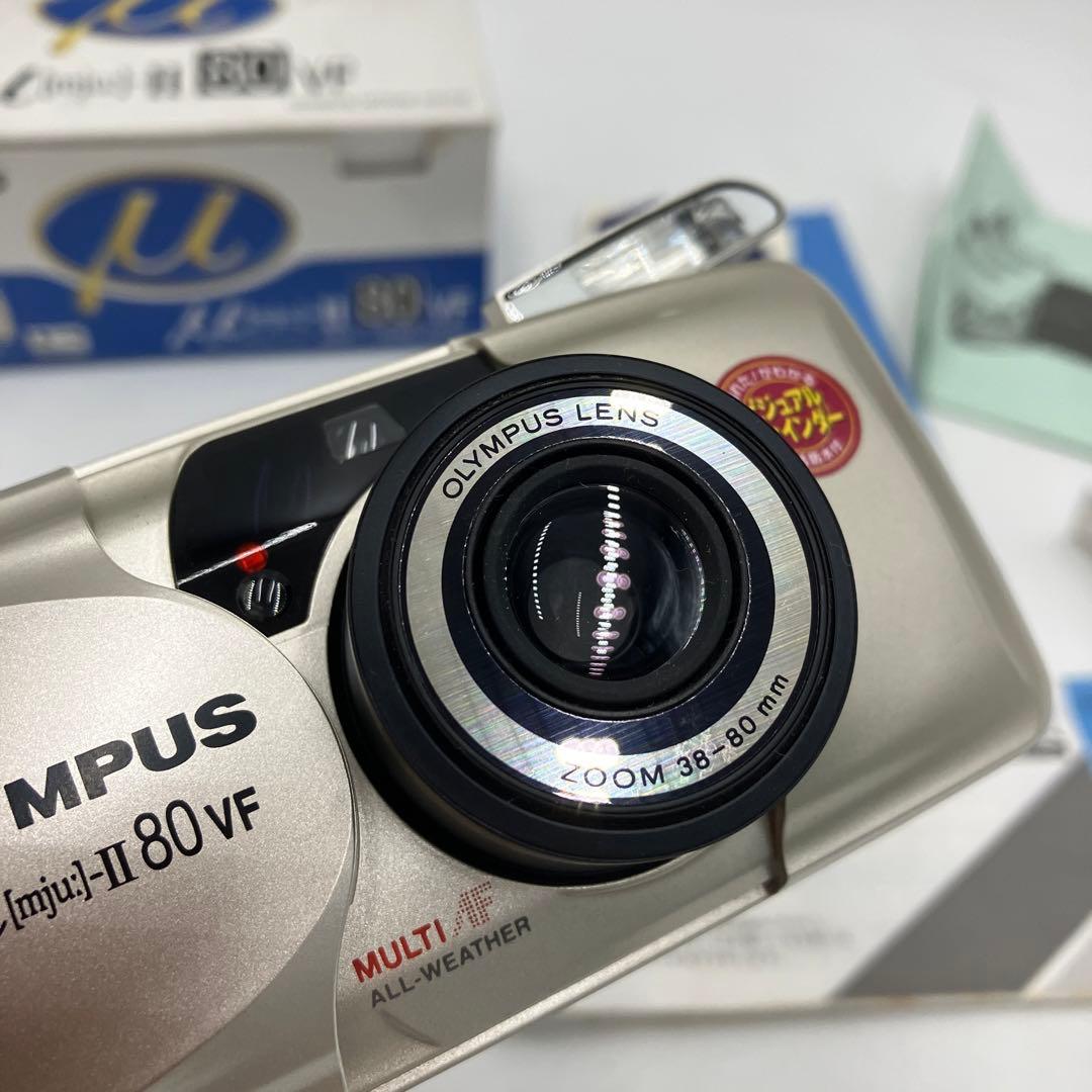 超美品　【完動品】OLYMPUS μ Ⅱ 80 VF コンパクトフィルムカメラ