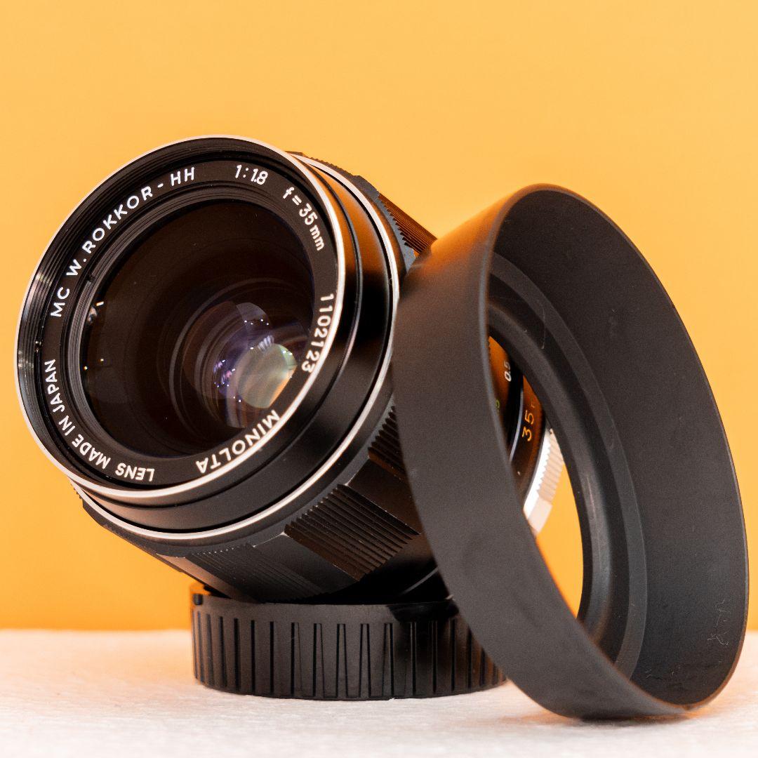 MINOLTAW MC W ROKKOR HH 35mm F1.8 ミノルタ