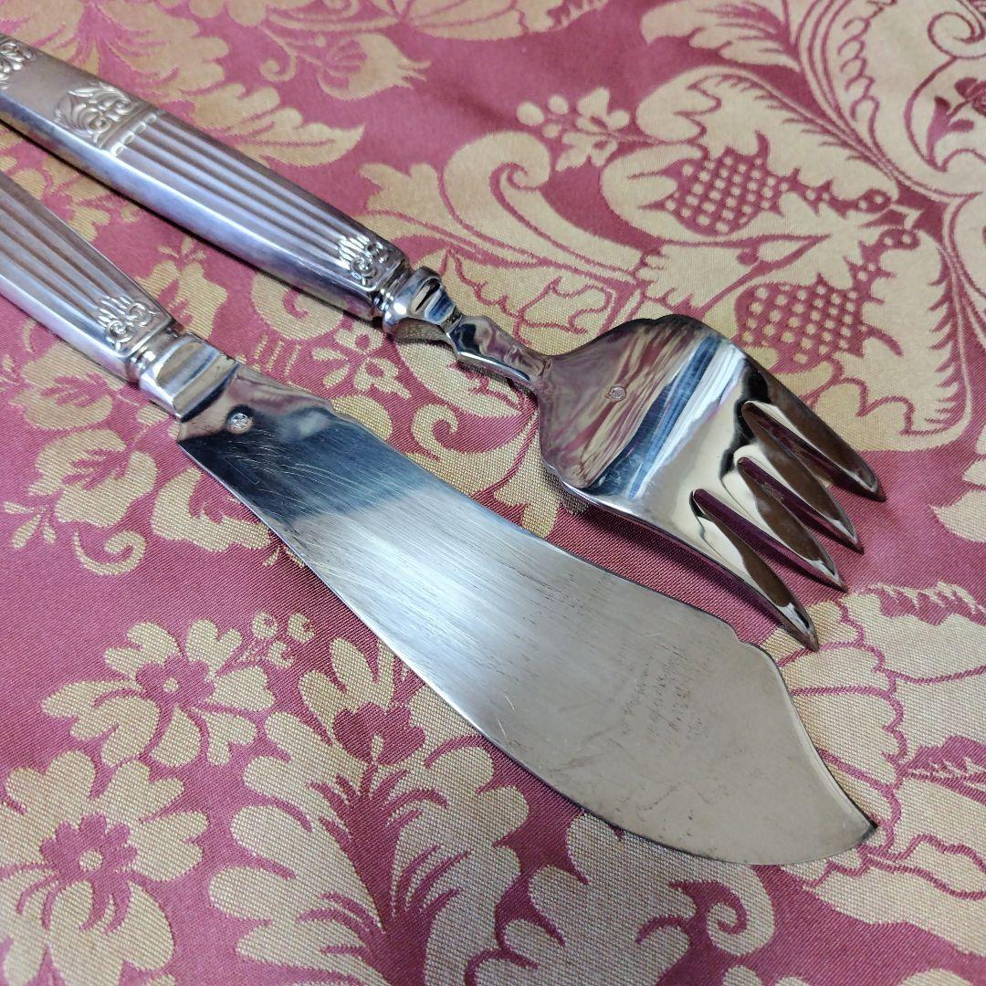 ラッキーウッド　フィッシュナイフ・フォーク セット