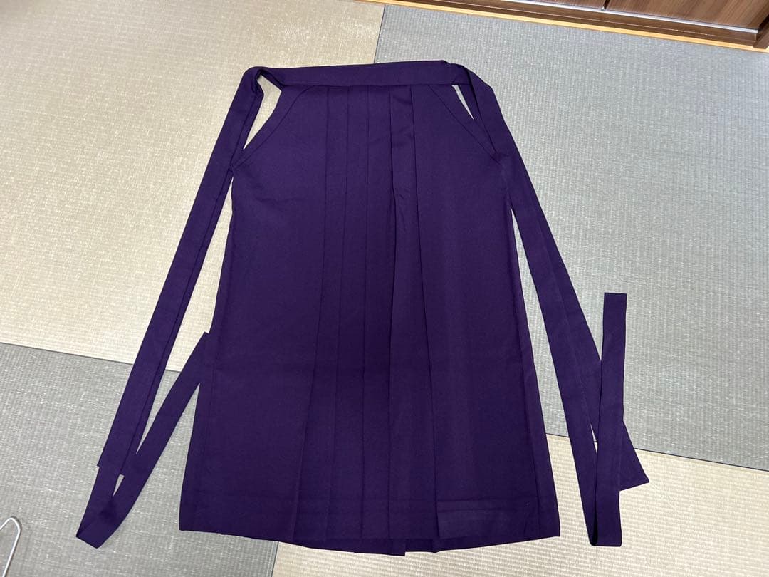 袴セット 卒業式 紫色 花柄 着物 サイズ1尺8寸