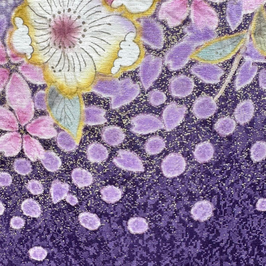 逸品 振袖7点フルセット 辻が花　辻ヶ花　金通し　花絞り　成人式 卒業式　正絹