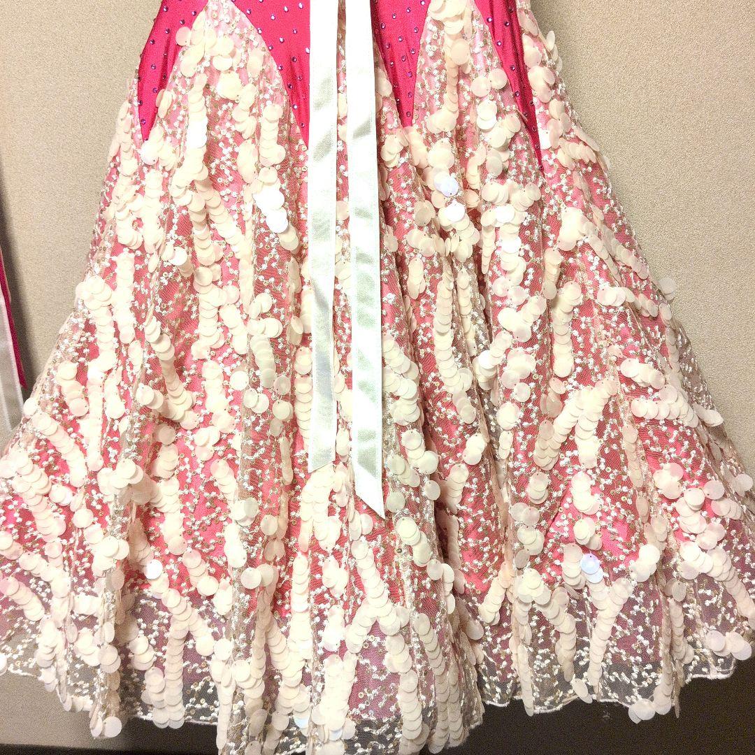 社交ダンス　衣装　ワンピース　モダンドレス 　スタンダードドレス