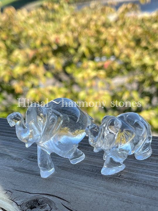 １点物　ガネーシュヒマール産水晶　象の置物