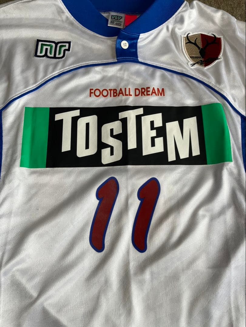 99年　長谷川選手　鹿島アントラーズユニホーム