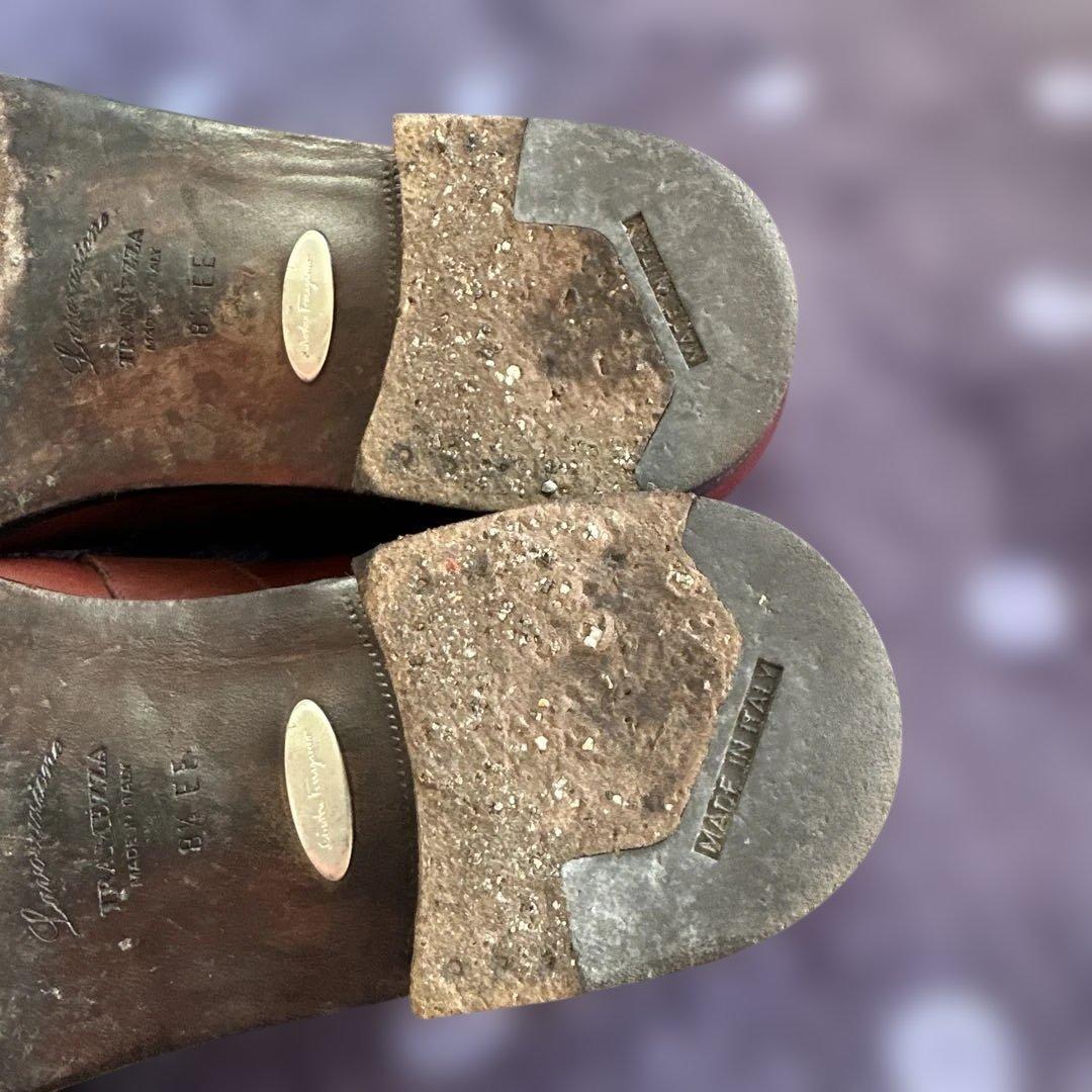 Salvatore Ferragamo ブラウン ローファー