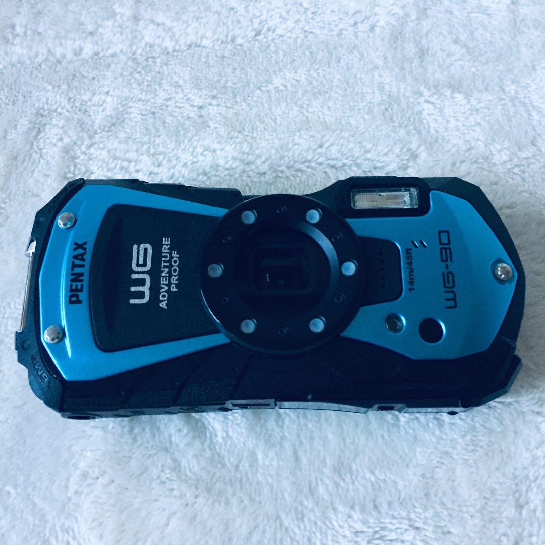 超美品 注釈 PENTAX WG-90 タフカメラ 現場 防塵 耐衝撃 無線