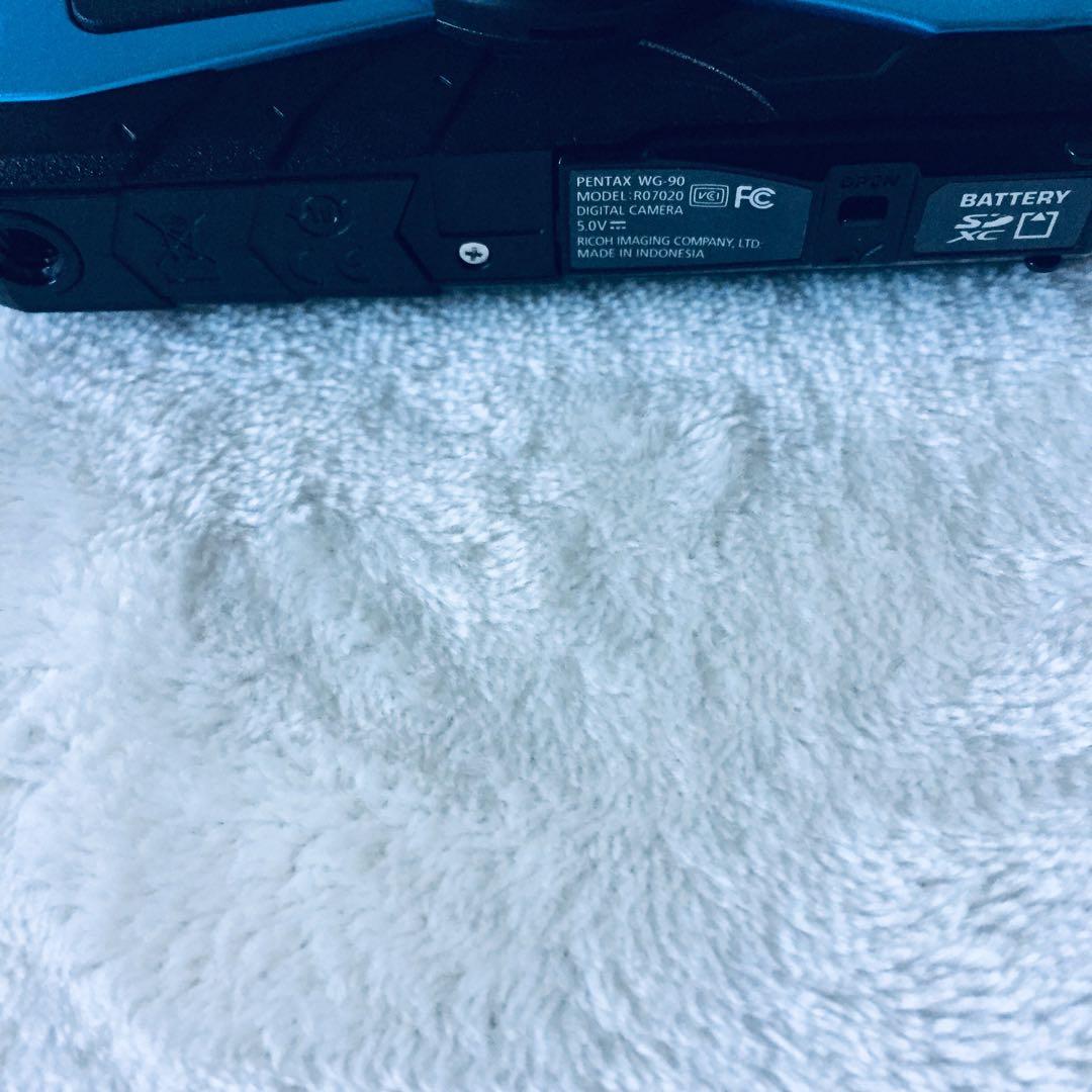 超美品 注釈 PENTAX WG-90 タフカメラ 現場 防塵 耐衝撃 無線