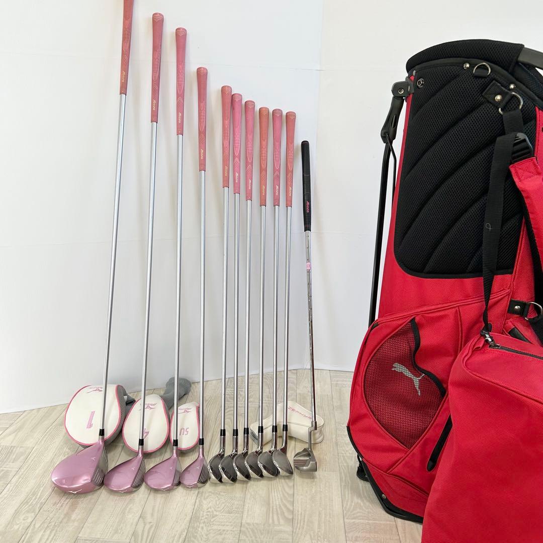 レディースゴルフ　MIZUNO ZEPHYR ZL-01 11本 レインカバー付