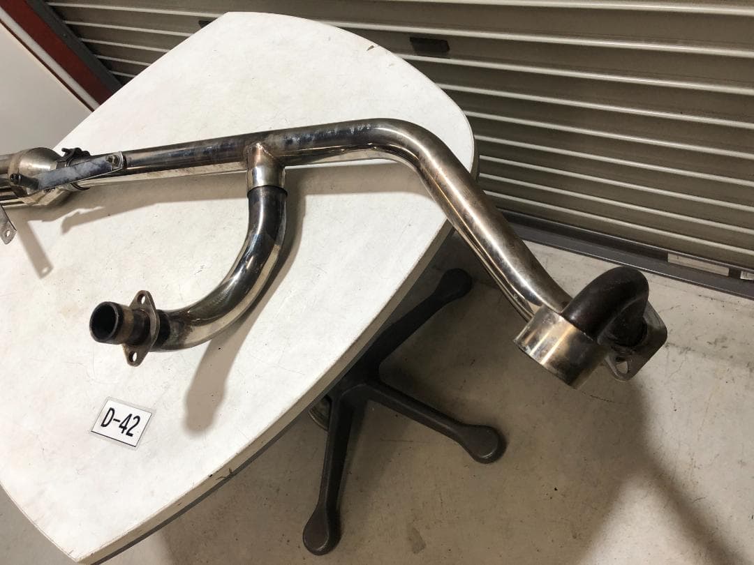 D42　ドラッグスター400キャブ　イージーライダース製2in1マフラー