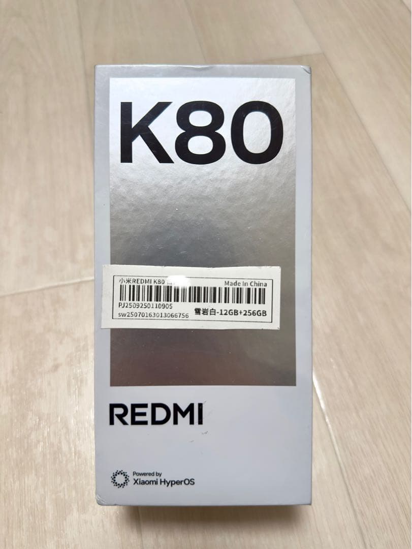 REDMI K80 12GB/256GB ブラック　本体未開封