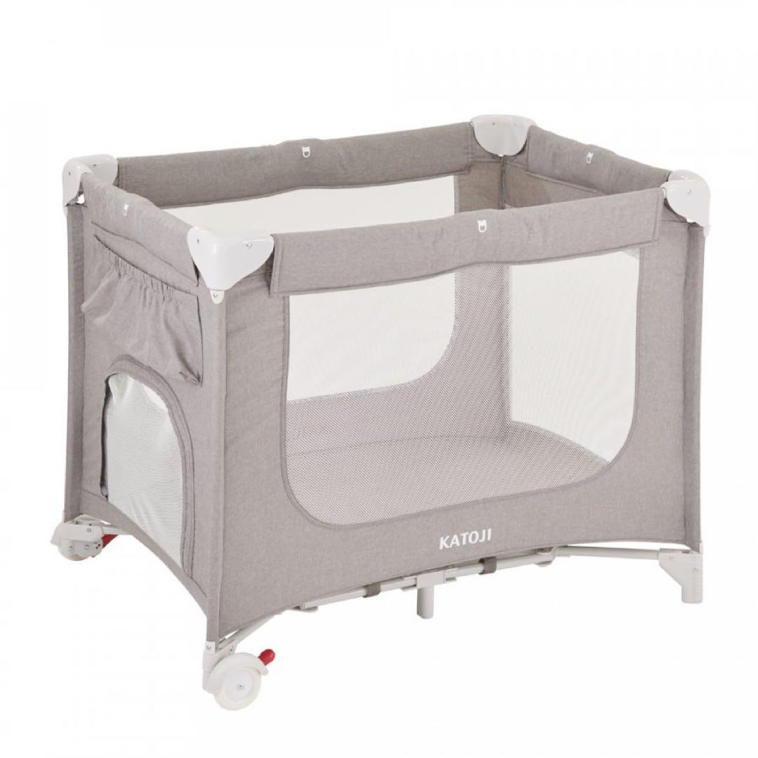 新品未使用　katoji カトージ　ポータブルベビーベッド