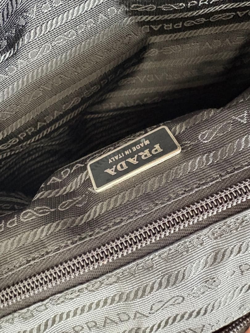 PRADA プラダ ビジネスバッグ ブリーフケース ナイロン 三角ロゴ 黒