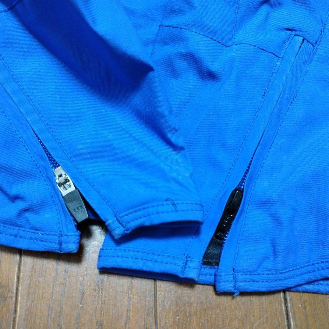 OGASAKA スキーウェア(デサント製)　上XS　下S　ホワイト×ブルー