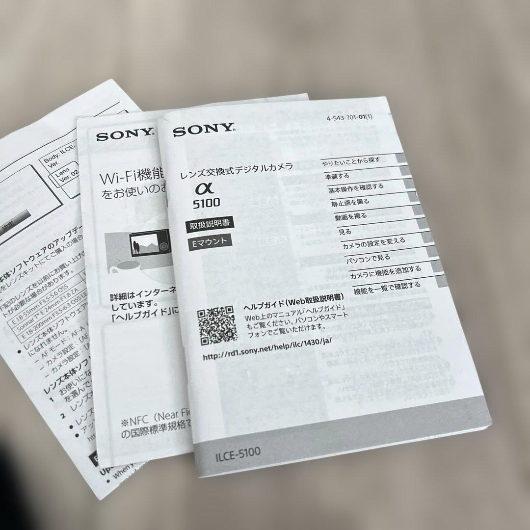 【美品】SONY α5100 ソニー ミラーレス一眼 ズームレンズキット