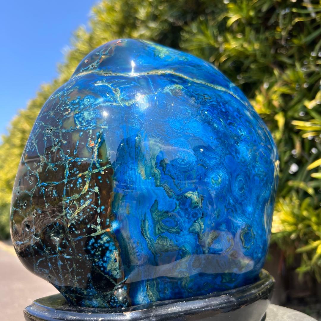 ✳️専用‼️✮家宝級逸品✮超極大✮癒される色模様✨ブルーメノウ 青瑪瑙 原石 天然石