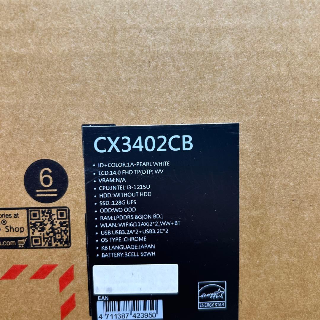 Chromebook本体 ASUS Chromebook Plus CX34