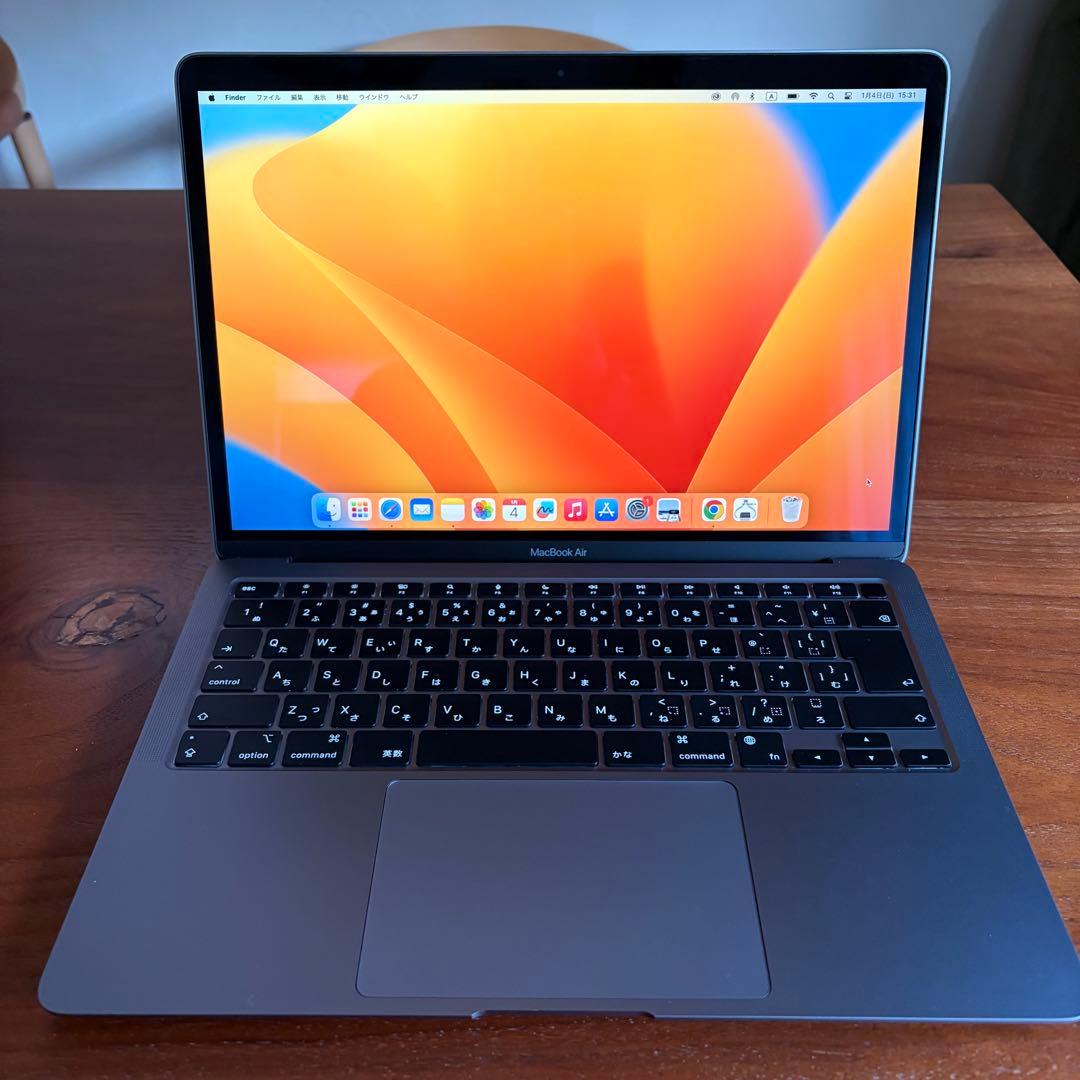 美品 充放電29回 MacBook Air 2020 M1 8GB 256GB