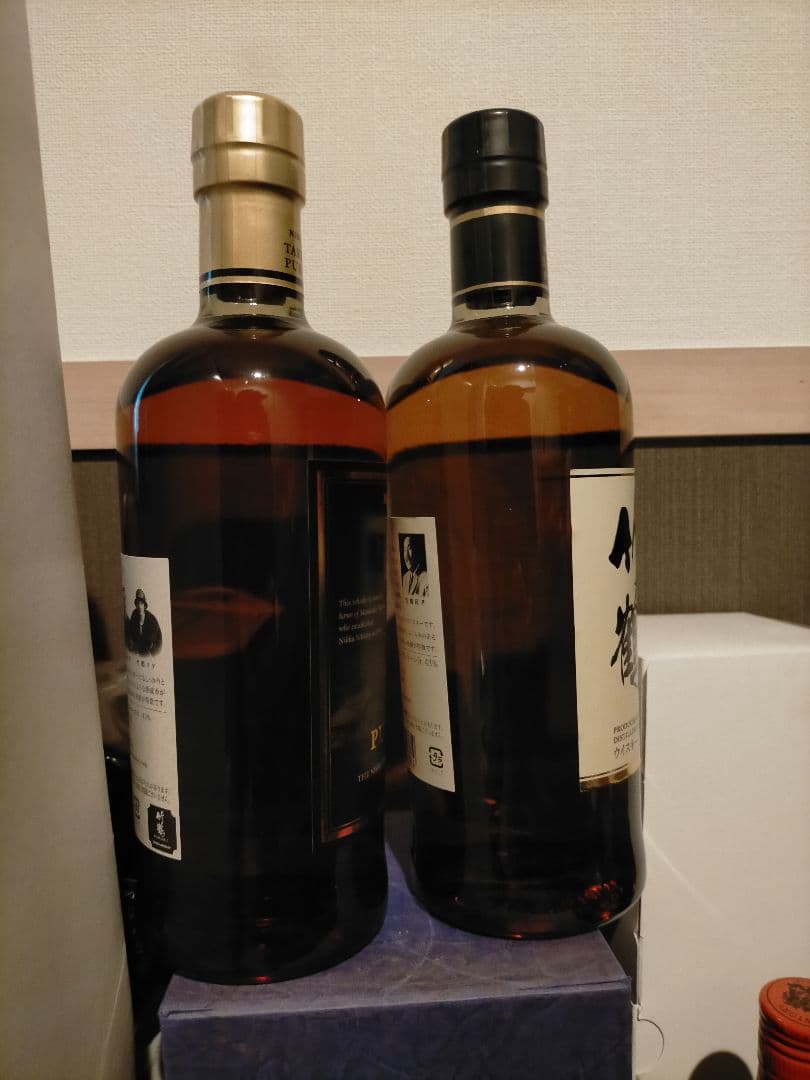 新旧2本 竹鶴ピュアモルト NIKKA 700ml 43%