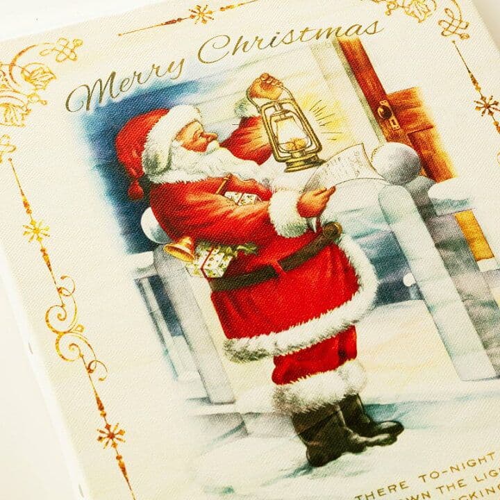 キャンバスアートパネル 27 】クリスマス サンタ★飾り付け玄関ポスター絵 壁