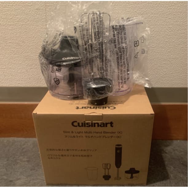クイジナート cuisinart ハンドブレンダー アタッチメント 黒 ブラック