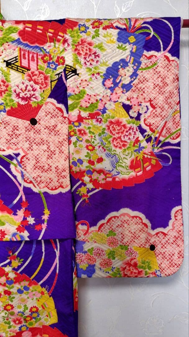 RK402アンティーク子供着物着丈78センチ裄丈40センチめちゃくちゃ綺麗美品