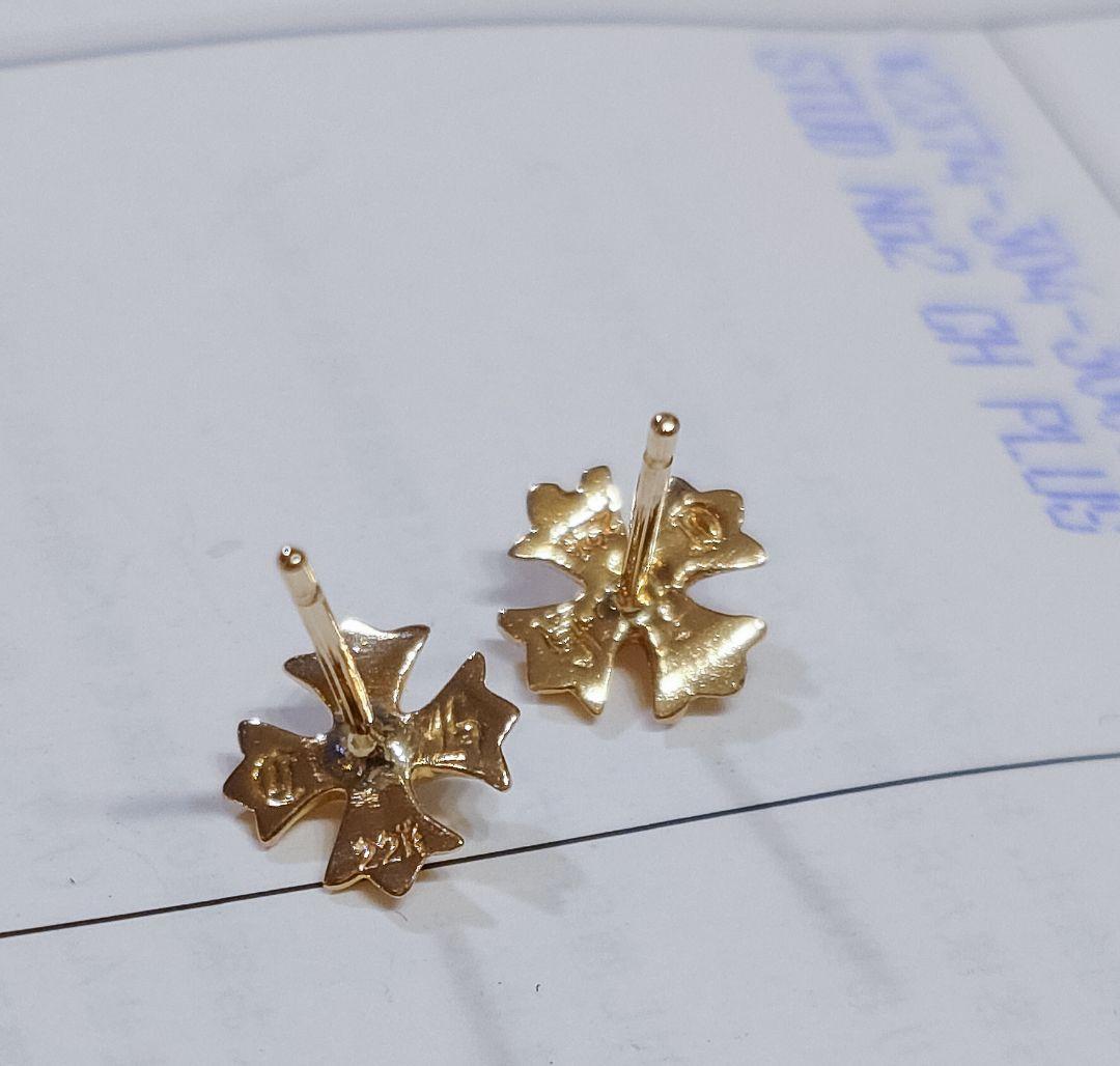 Ki　正規品　新品　クロムハーツ　chプラス　22k ピアス