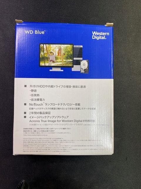 中古 WD Blue 3.5インチHDD WD60EZAX 6TB