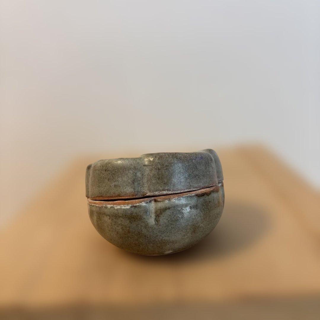 十四代亀井味楽 梅香合 高取焼