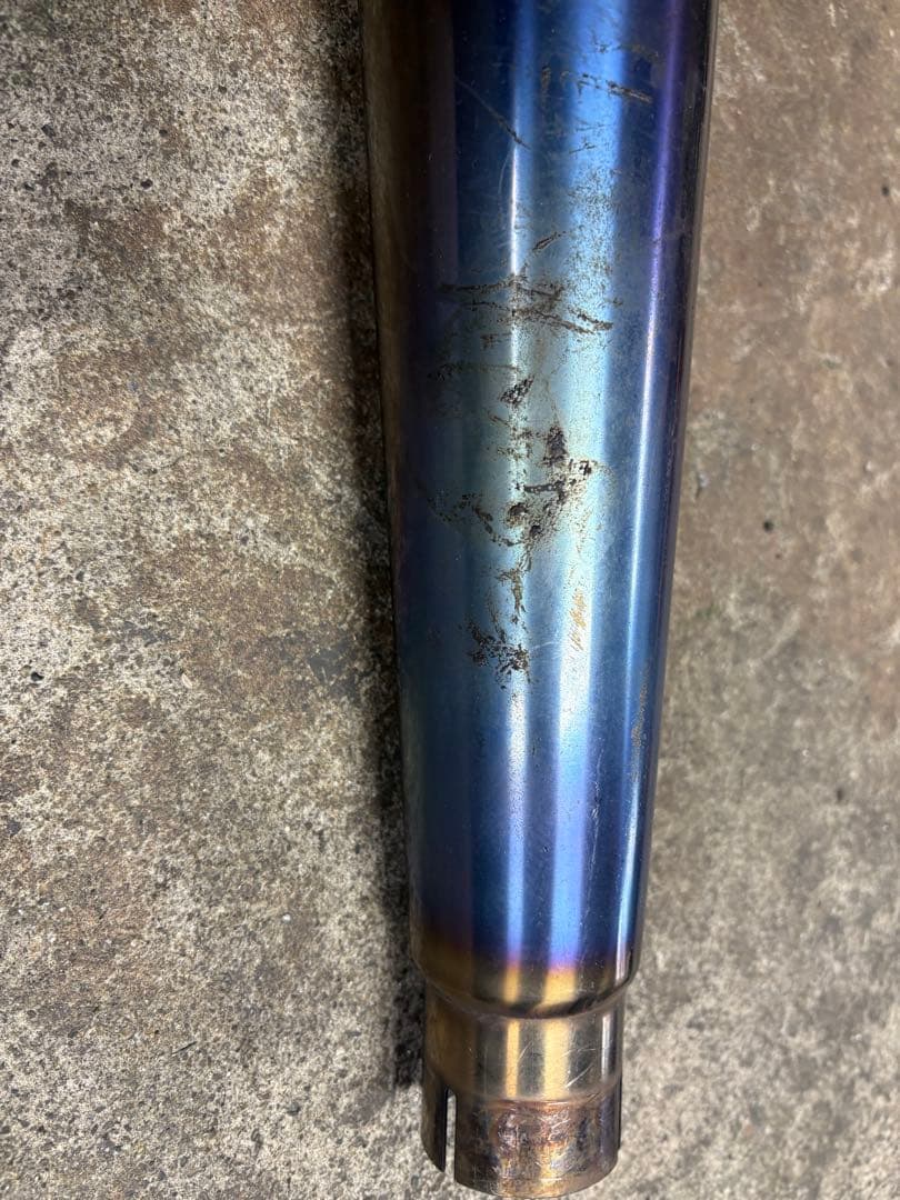 オーバーレーシング フルエキチタンメガホン MANXTYPE SR400(FI)