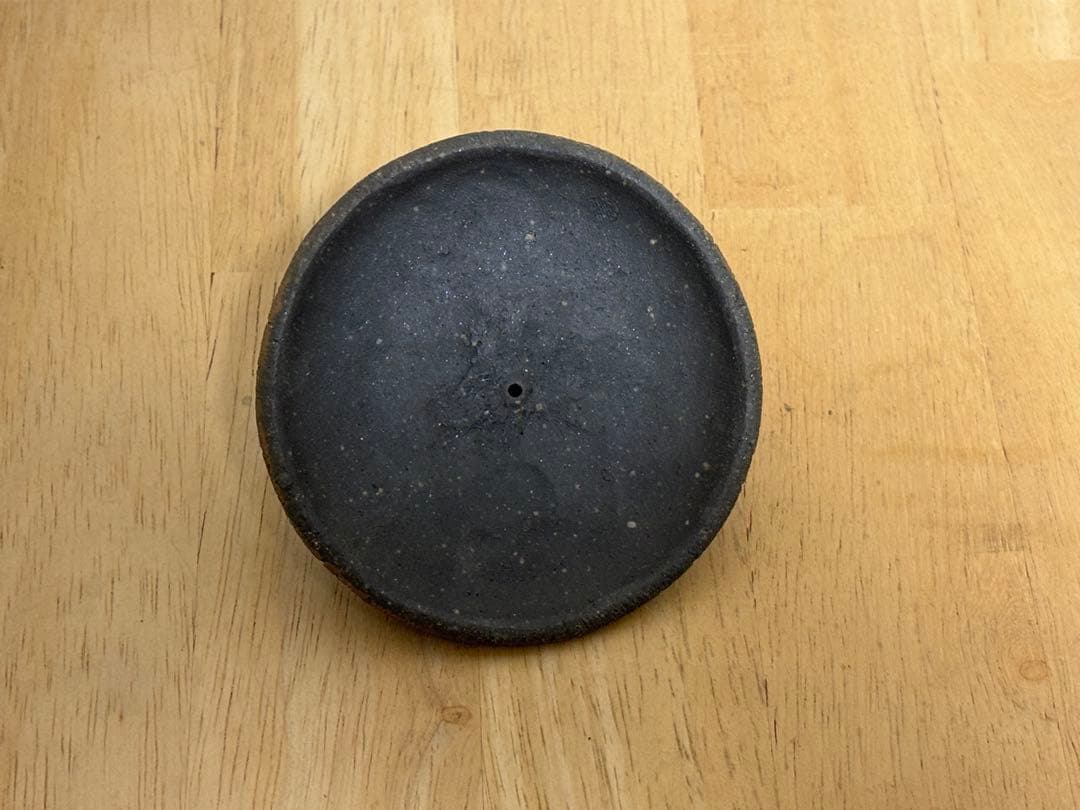 74.備前焼 宝瓶 登り窯 梅 手びねり 急須