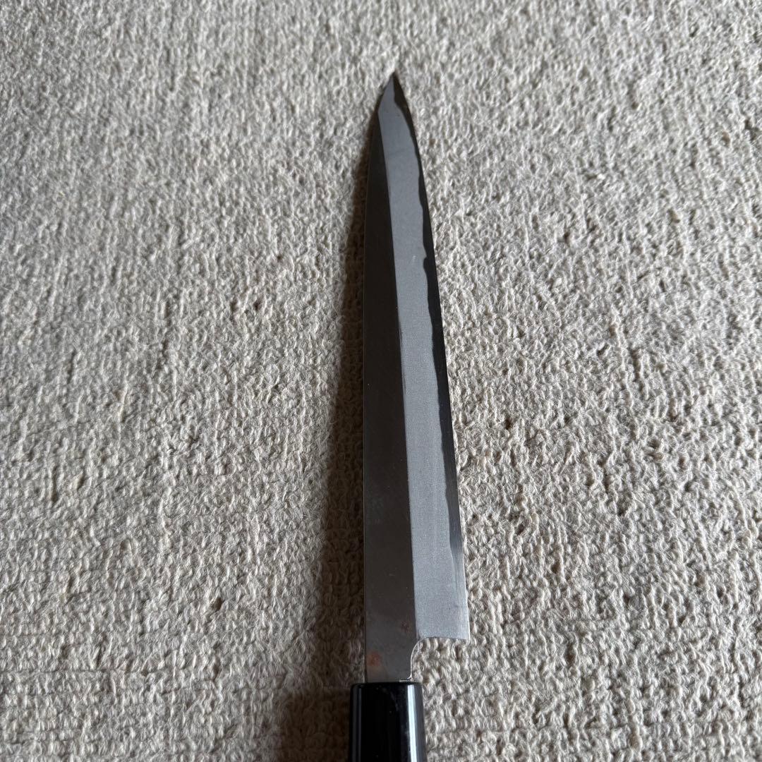 包丁 刺身包丁 柳刃包丁 安来鋼 青二号 高級包丁225mm 刻印あり