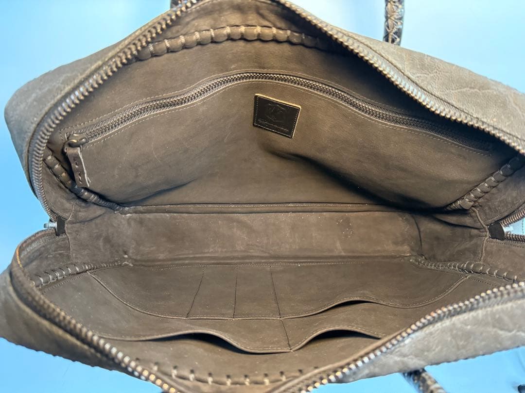 [限定品] FUNNY製STALLION,エレファント革手提げビジネスバッグ