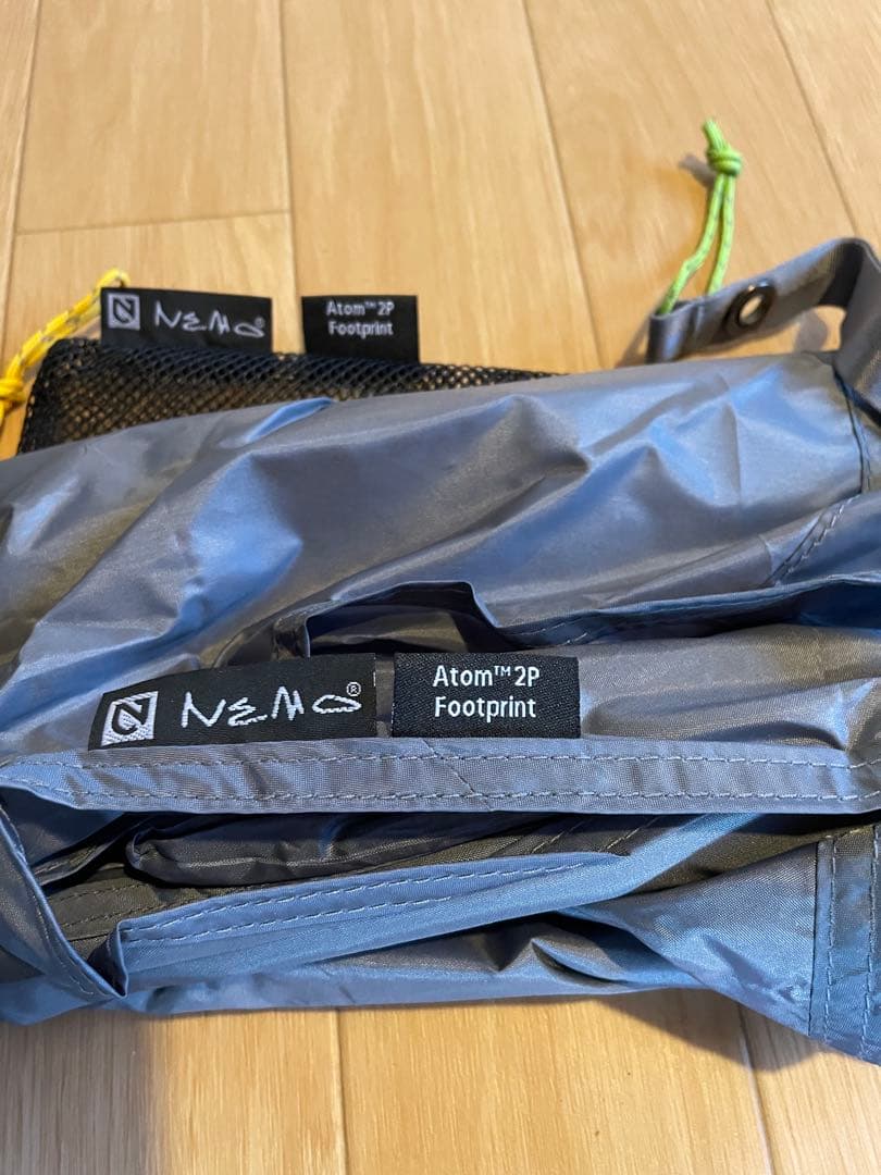 《試し設営のみ》NEMO Atom 2p アトム2p 2人用　フットプリント付き