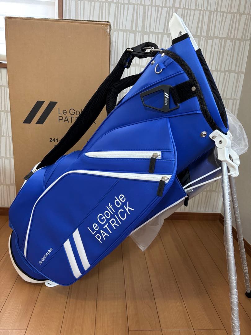 パトリック PATRICK ブルー スタンドキャディバッグ 2024 新品