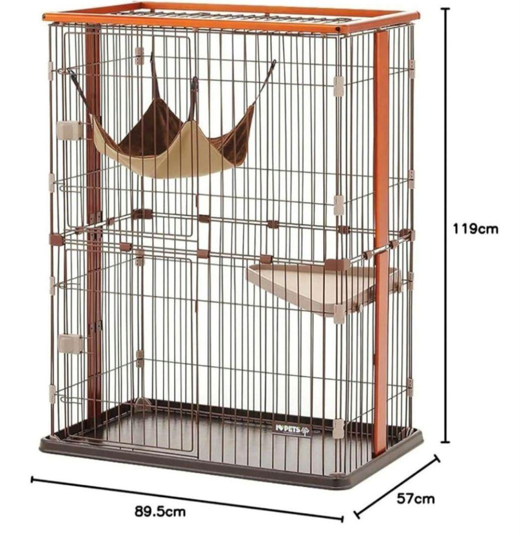★新品未開封 送料込★ボンビアルコンBonbi ウッドワンサークルキャット 2段