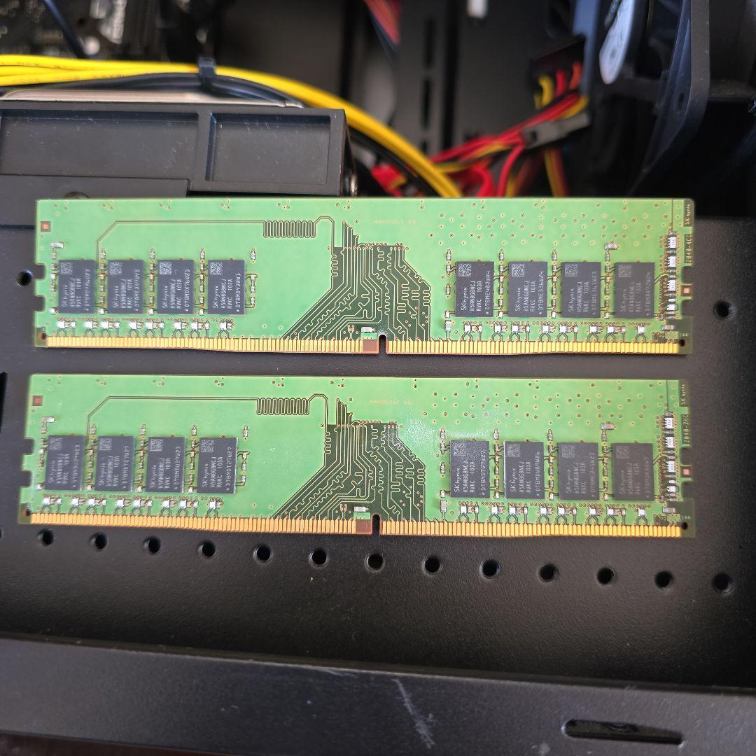 SK hynix DDR4-2666 PC4-21300 16GB 8GB×2枚
