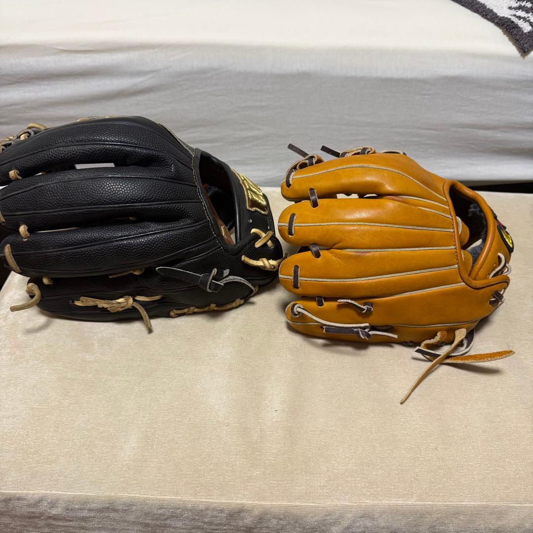 ウィルソン硬式グローブ内野手用86型＆ワールドペガサストレーニンググラブセット