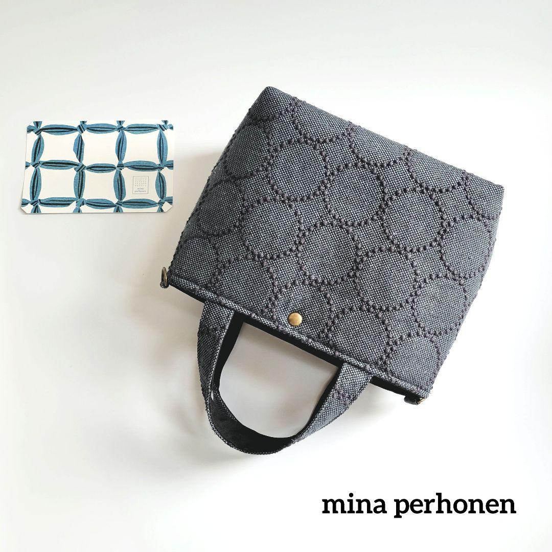 ミナペルホネン　パッチワークシンプルトートバック b