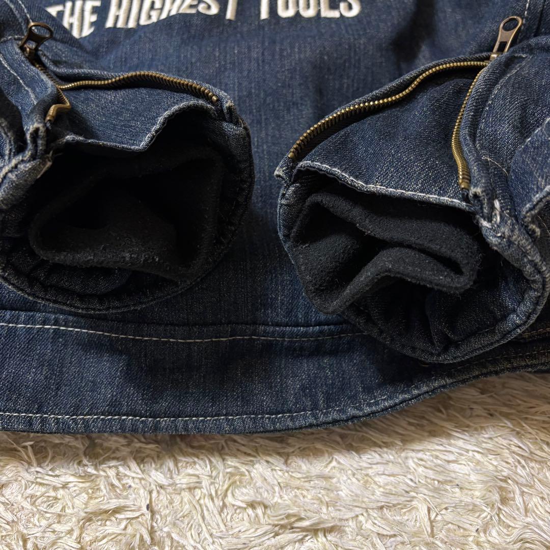 スナップオン Snap-on デニム バイクジャケット 中綿 冬 　ライディング