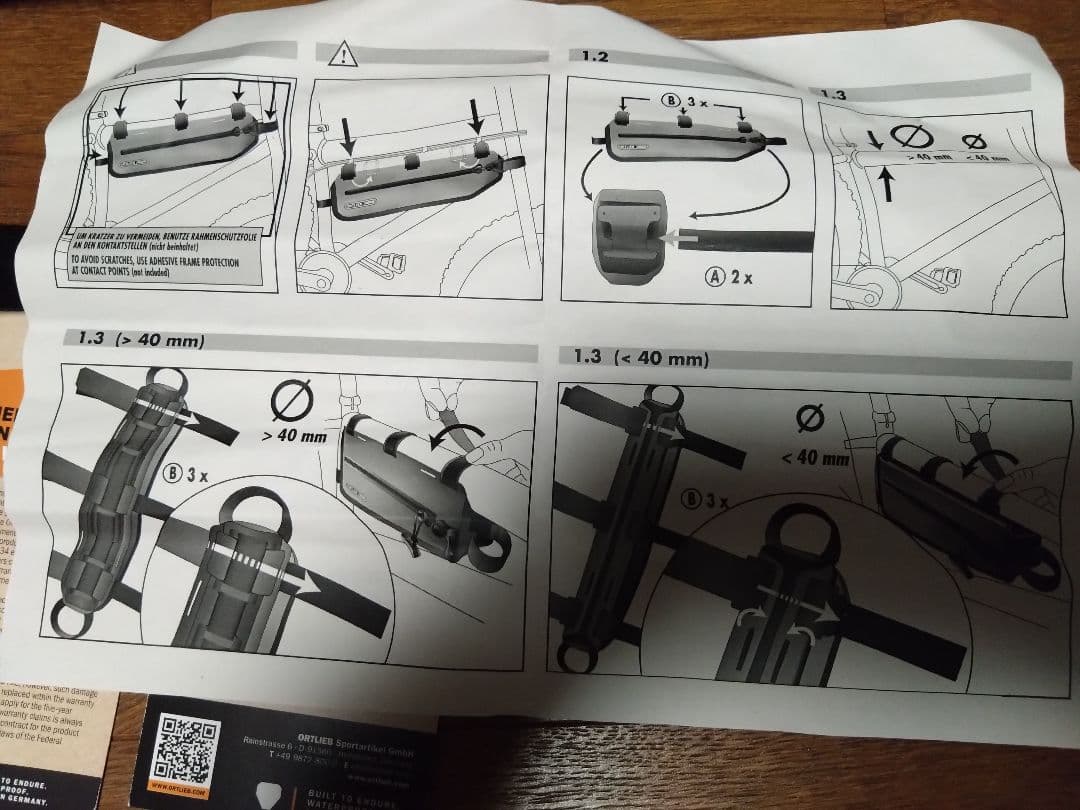 ASSOS ORTLIEB Frame Bag 3L アソス オルトリーブ