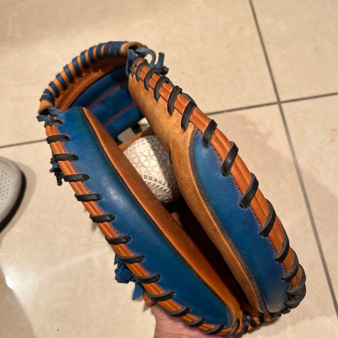 ハタケヤマ キャッチャーミット PRO-288 限定カラー キャメル×ブルー
