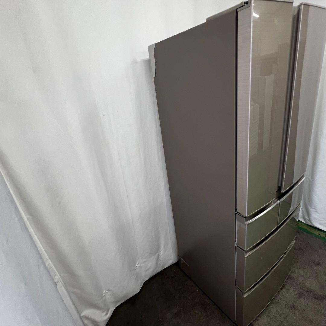 928⭕️冷蔵庫　400-500㍑　大型　三菱　フレンチ　シルバー　安い　設置無料