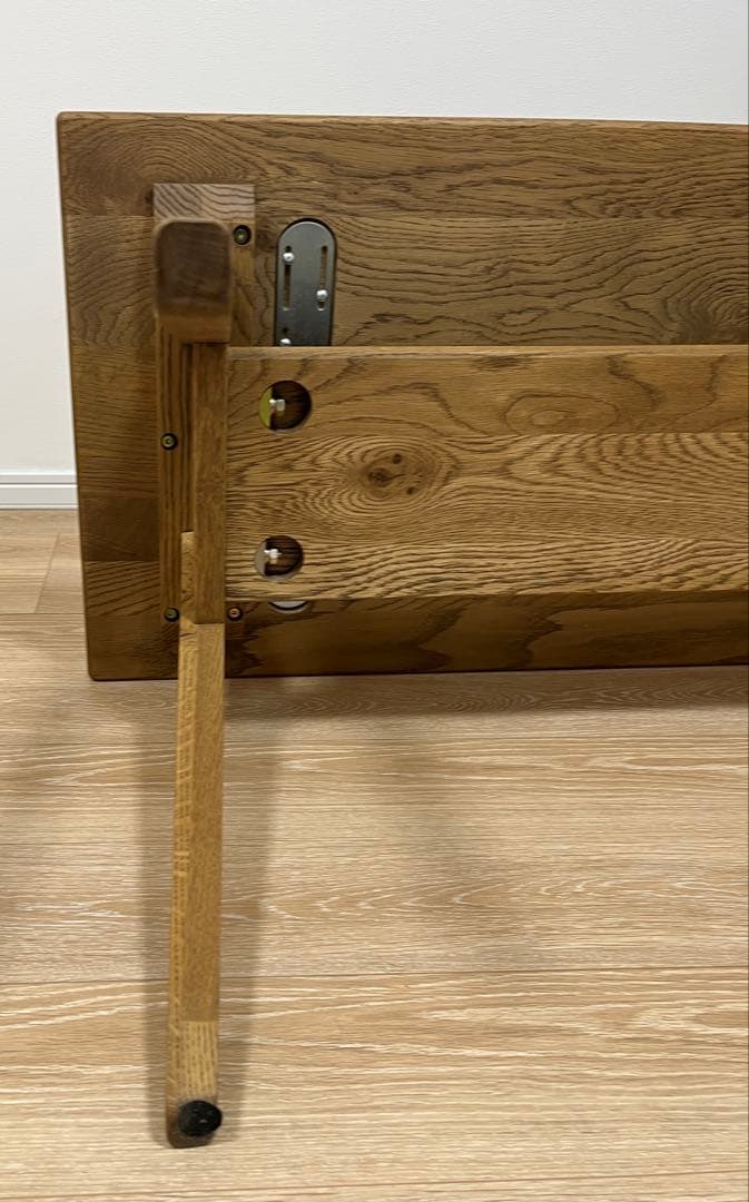 unico ADDAY(アディ)カフェテーブルW1000 オーク材高さ580cm