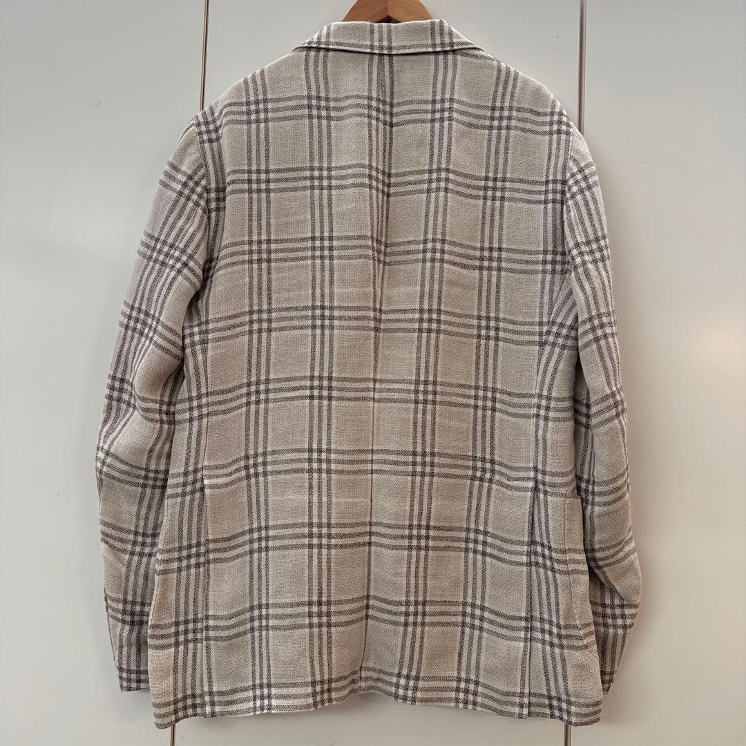 TAGLIATORE チェック柄 ビジネスジャケット メンズL