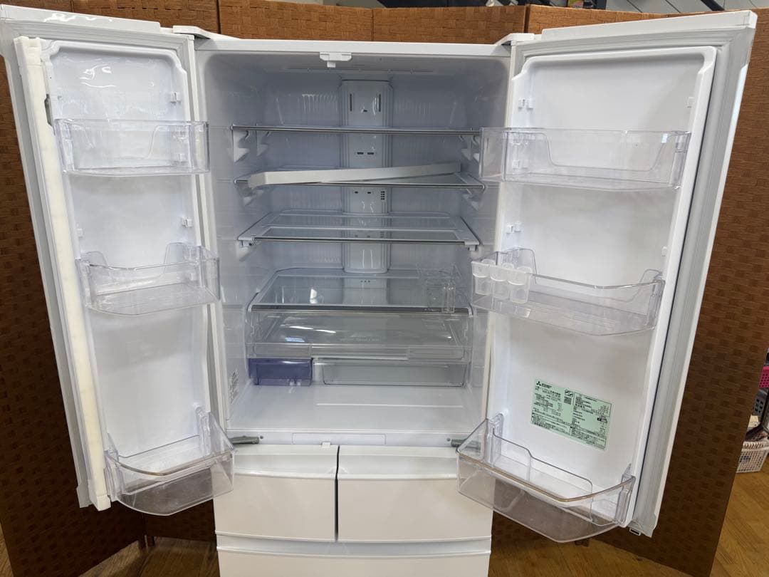 F047 MITSUBISHI 大型冷蔵庫　観音開き　507L 2019年製