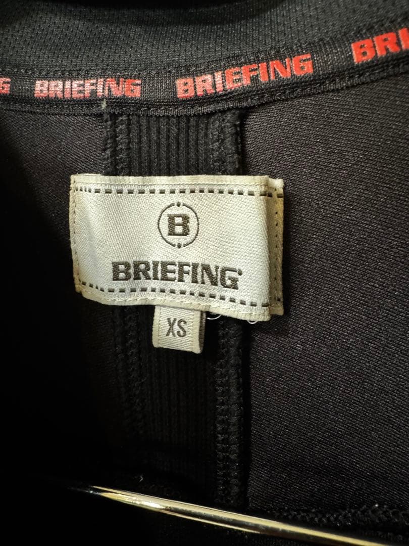 BRIEFING ハーフジップ ブラック