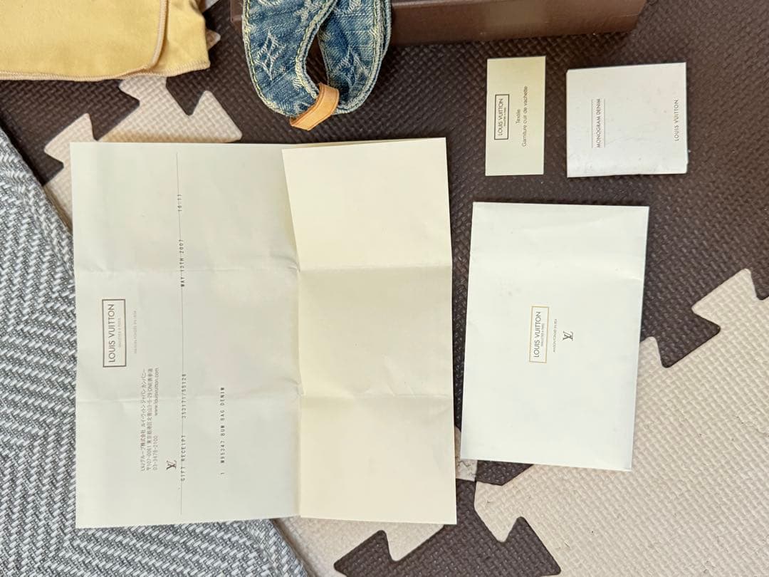 LOUIS VUITTON デニム ボディバッグ