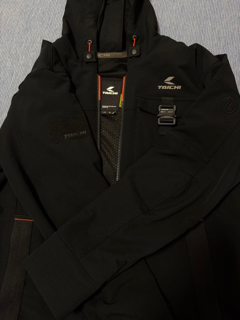 RSタイチ クイックドライパーカー　Lサイズ　ブラック